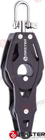 40MM SINGLE FIDDLE/BECKET/ SWIVEL SHACKL