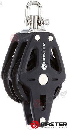 60MM DOUBLE/BECKET/SWIVEL SHACKLE BLOCK