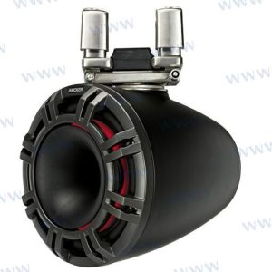 9" horn tower system black grill LED
