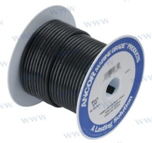 BATTERY CABLE  1AWG (42MM²) BLACK 100FT