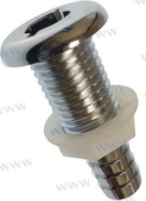BRITE PLATE THRU-HULL FITTINGS 3/4