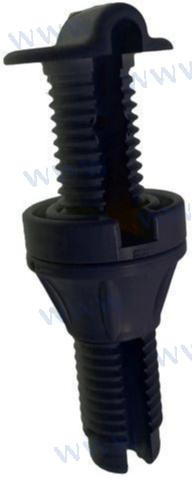 CEA CAP BULKHEAD PASS-THRU BLACK