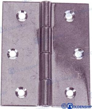 DOOR HINGE INOX  0,6MM  50X50 MM (2)