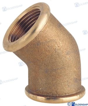 ELBOW 45° F.F.  2'' BRASS CR