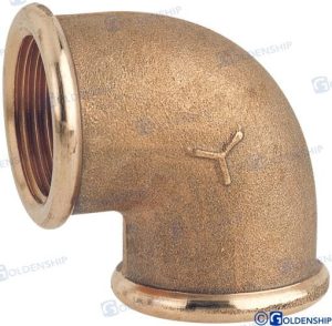 ELBOW 90º F.F. 3/4'' BRASS CR