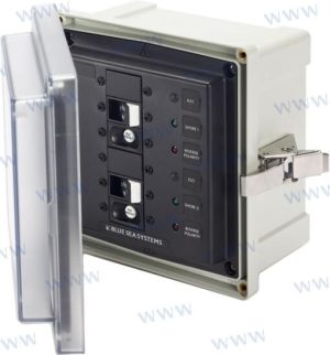 ENCLOSURE SMS PANEL 120VAC ELCI 30A DUAL