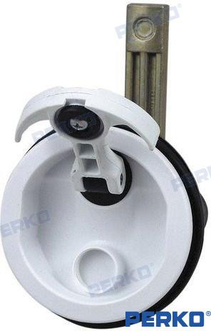 FLUSH LATCH WHITE