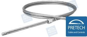 MEGA-UR STEERING CABLE 7'