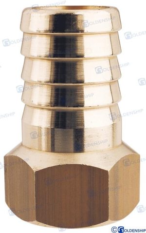 HOSE TAIL 1/2'' x 13' F. BRASS CR