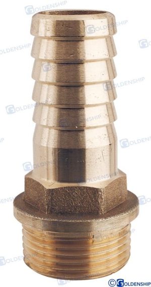 HOSE TAIL 1/2'' x 18 M. BRASS CR