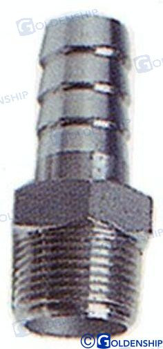 MALE HOSE ADAPTOR 1" 1/4 35mm  INOX