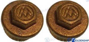 MALE NUT PLUG 3/8" (2)