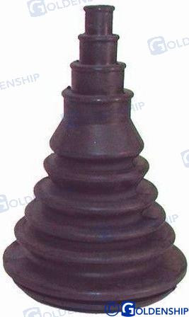 MOTORWELL BOOT BLACK   DM. 175 MM.