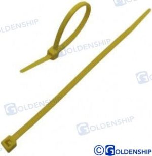 NYLON CABLE TIE 390X4,8 YELLOW (100)
