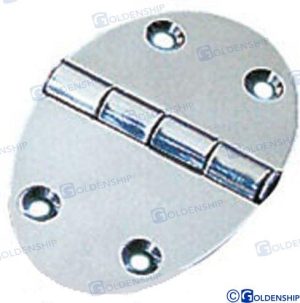 OVAL INOX HINGE 84X56 (PACK 2)