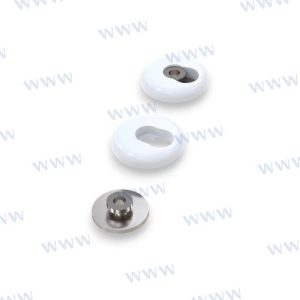 PAIR COVERS 1 BUTTON MODEL H2O 36"