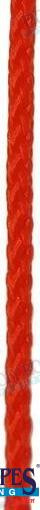 POLIESTER ROPE 4 MM ORANGE 12 M