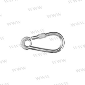 SPRING HOOK  SS 6MM (10)