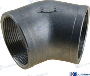 STREET ELBOW BANDED AISI 316  1-1/2