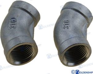 STREET ELBOW BANDED AISI316 3/8"  (2)