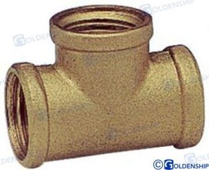 "T" BRASS H/H/H  3/4"