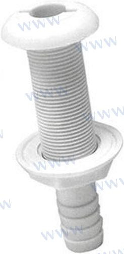 THRU HULL FITTINGS FOR 19 MM. HOSE