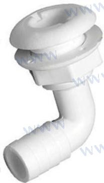THRU HULL SCUPPER 90º FOR 38 MM. HOSE