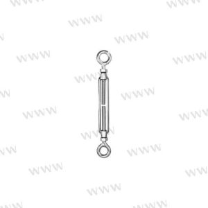 TURNBUCKLE SS 3/16" (10)