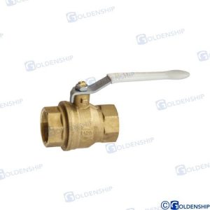 VALVE FULL BORE  1''1/4  F.F. BRASS CR