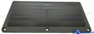 VENTILATOR ABS 225 x 123mm BLACK